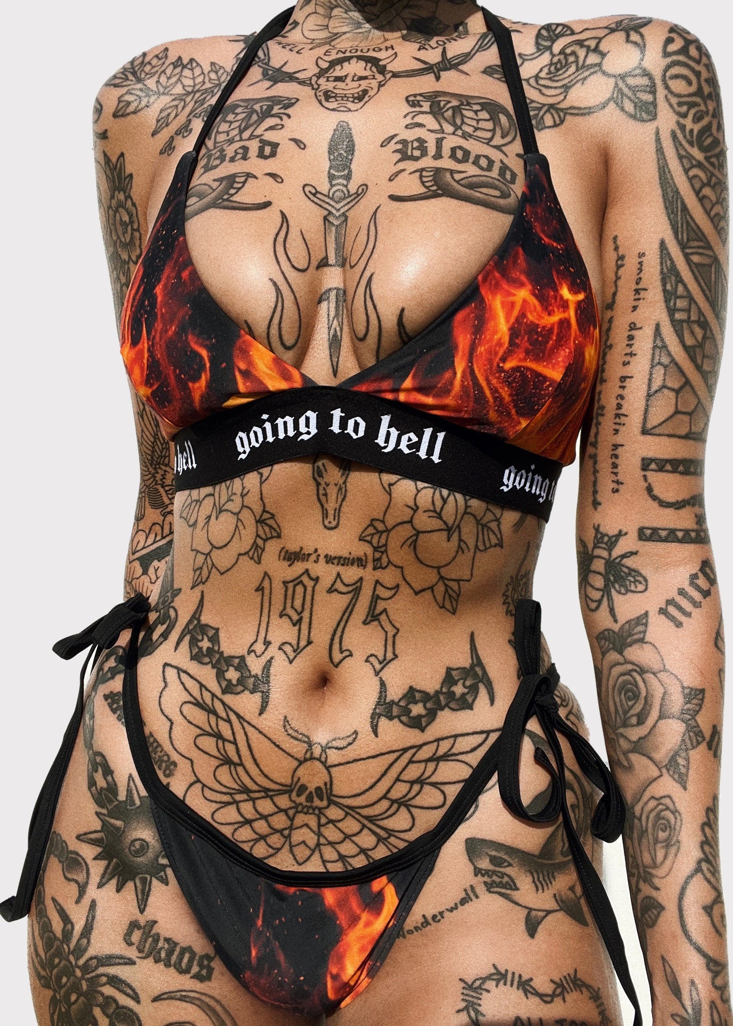 'The Going To Hell® Flame Bikini'