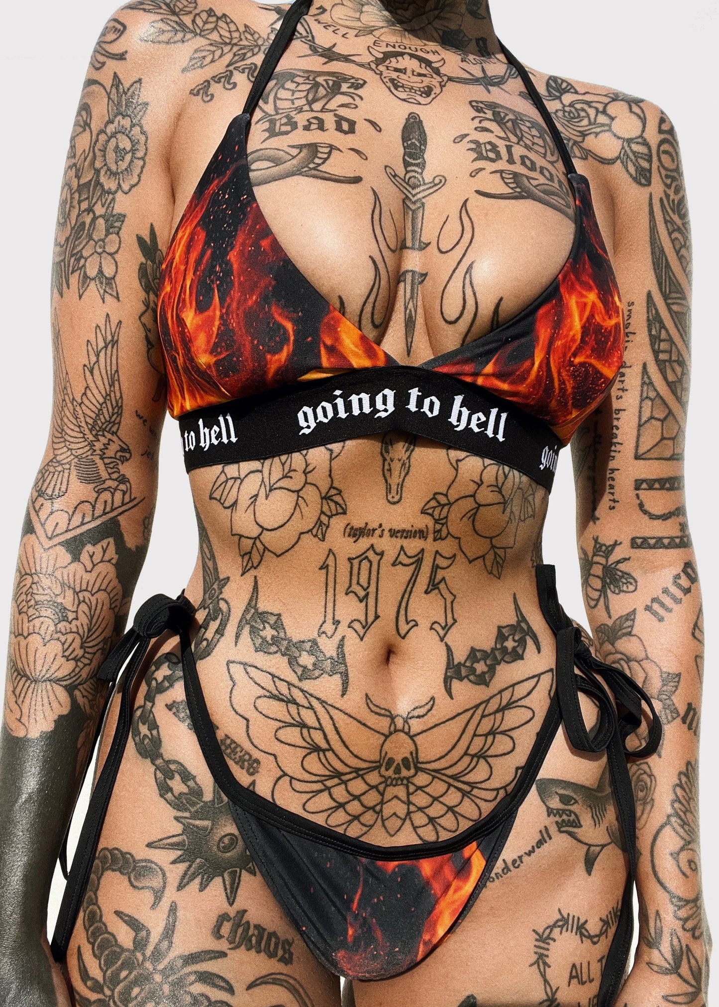 'The Going To Hell® Flame Bikini'