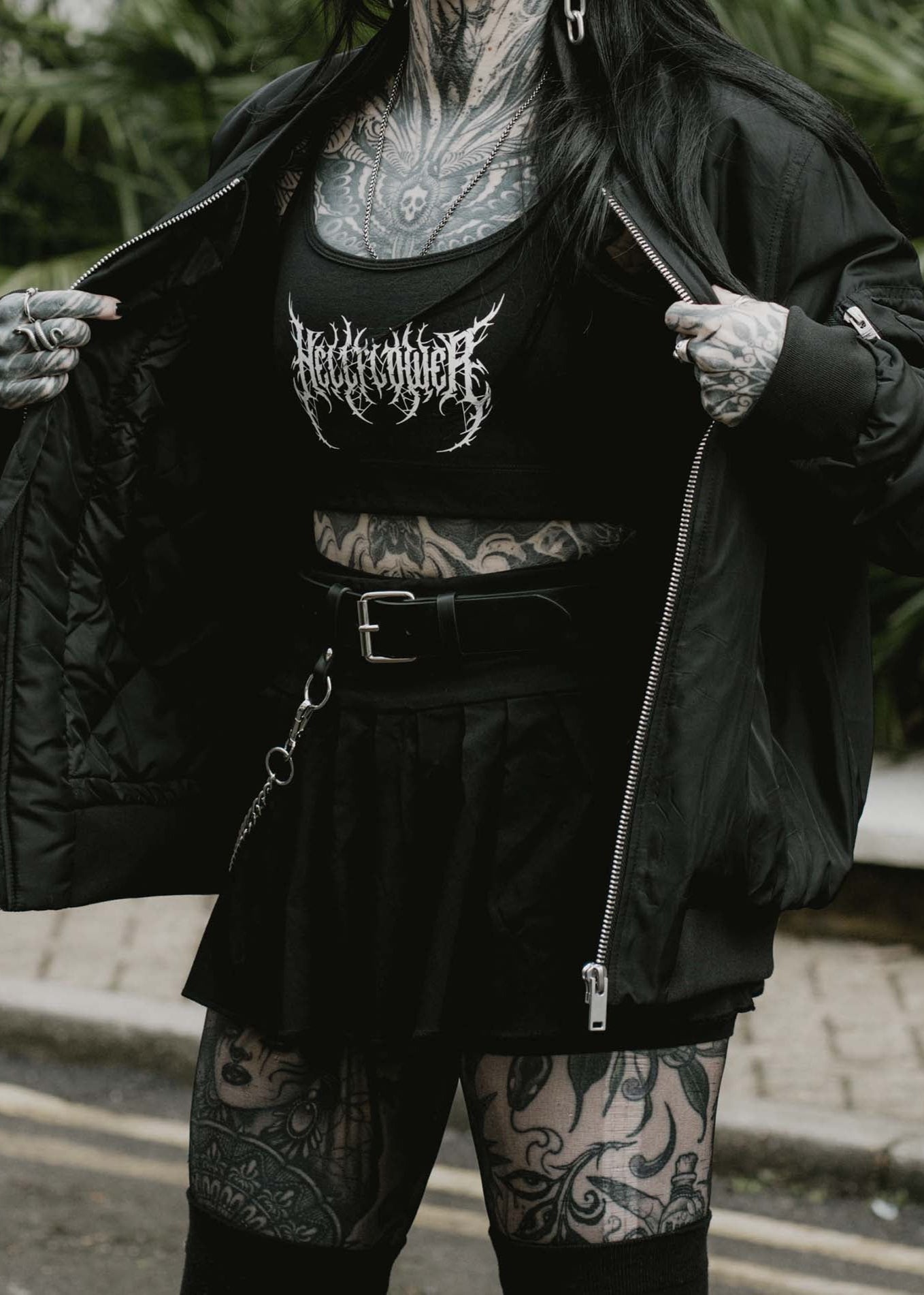 The Guttural cropped cami