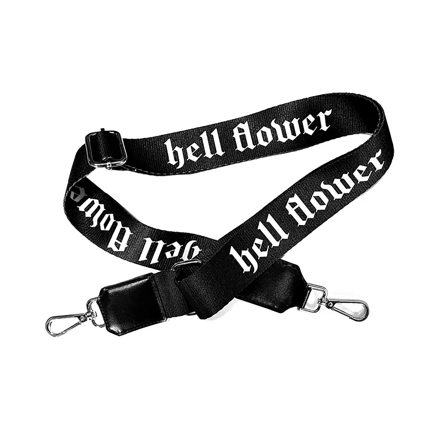 Hell Flower slogan bag strap
