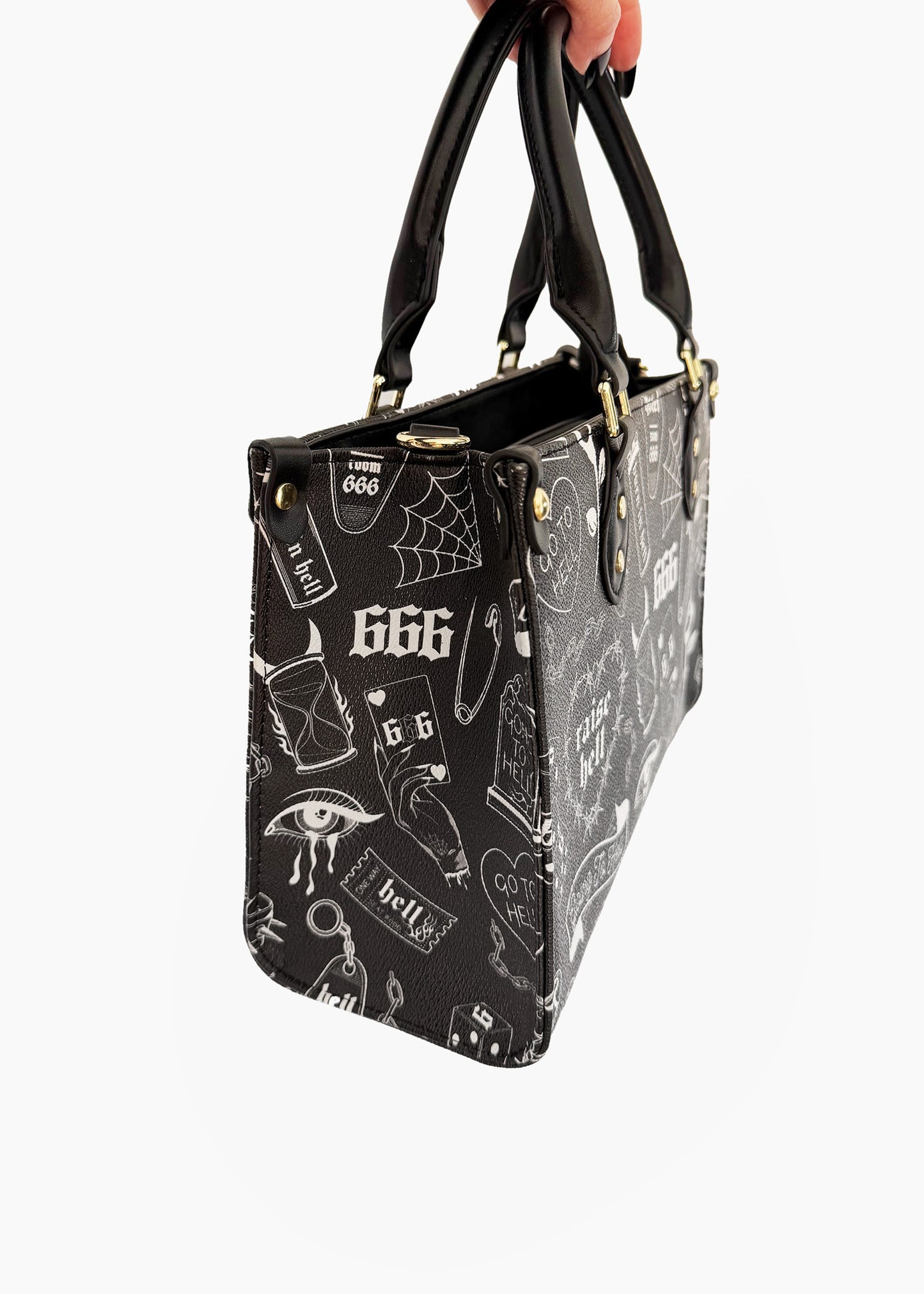 Tattoo Bag Sample (Gold Hardware)