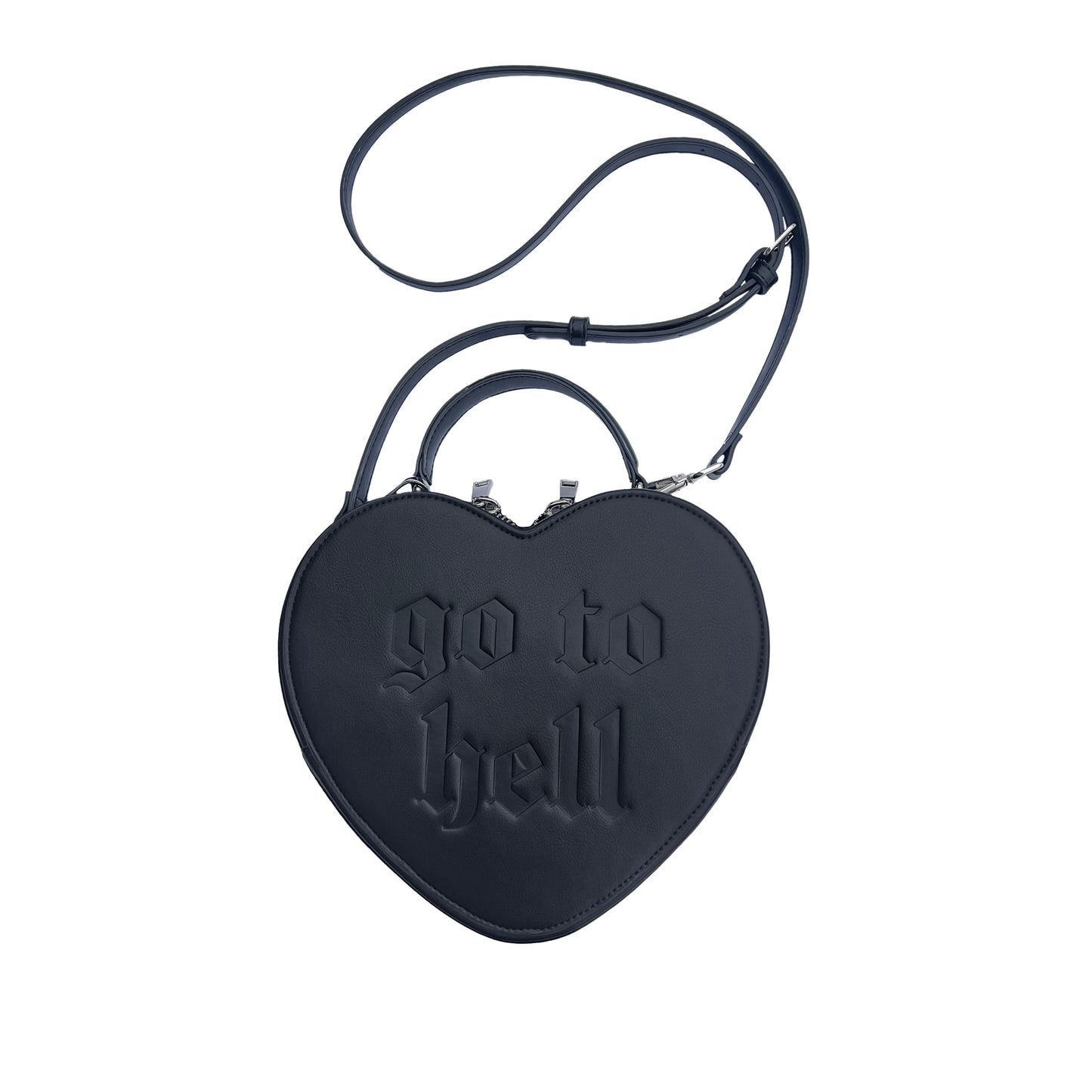 Go To Hell Heart Bag