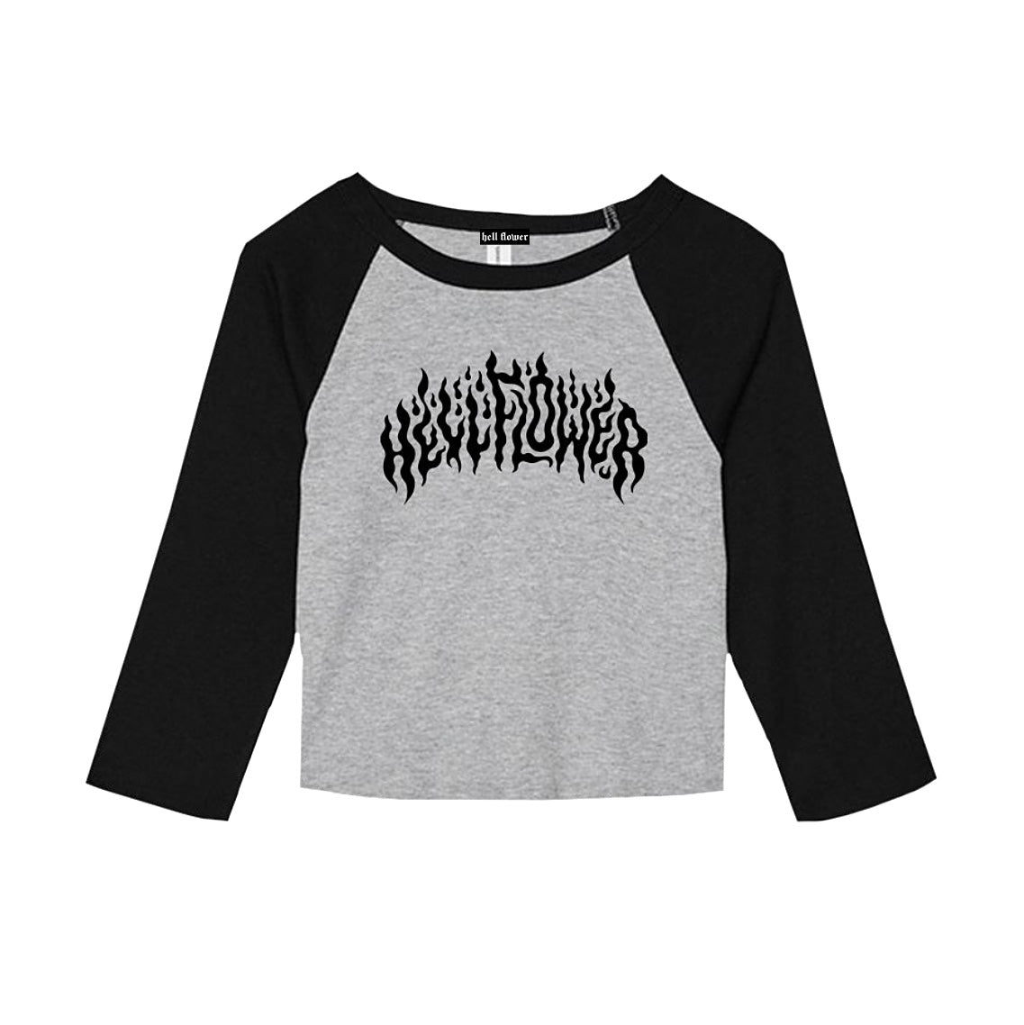 'hell flower' Baseball Tee