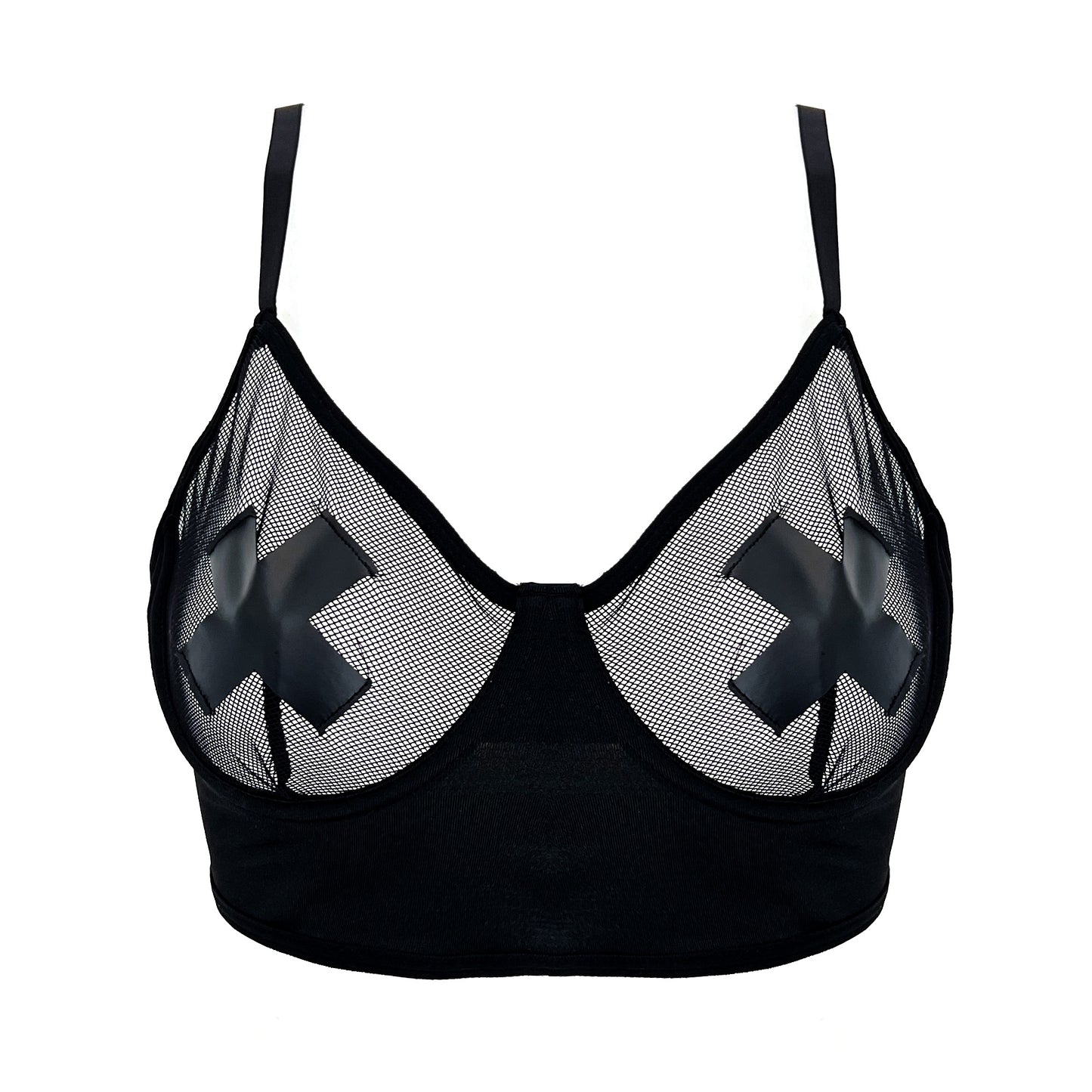 'Lex' mesh bralette set
