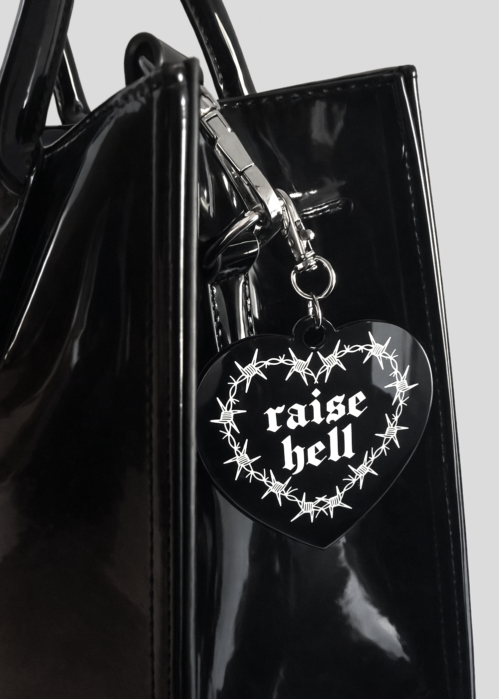 Raise Hell Heart Charm