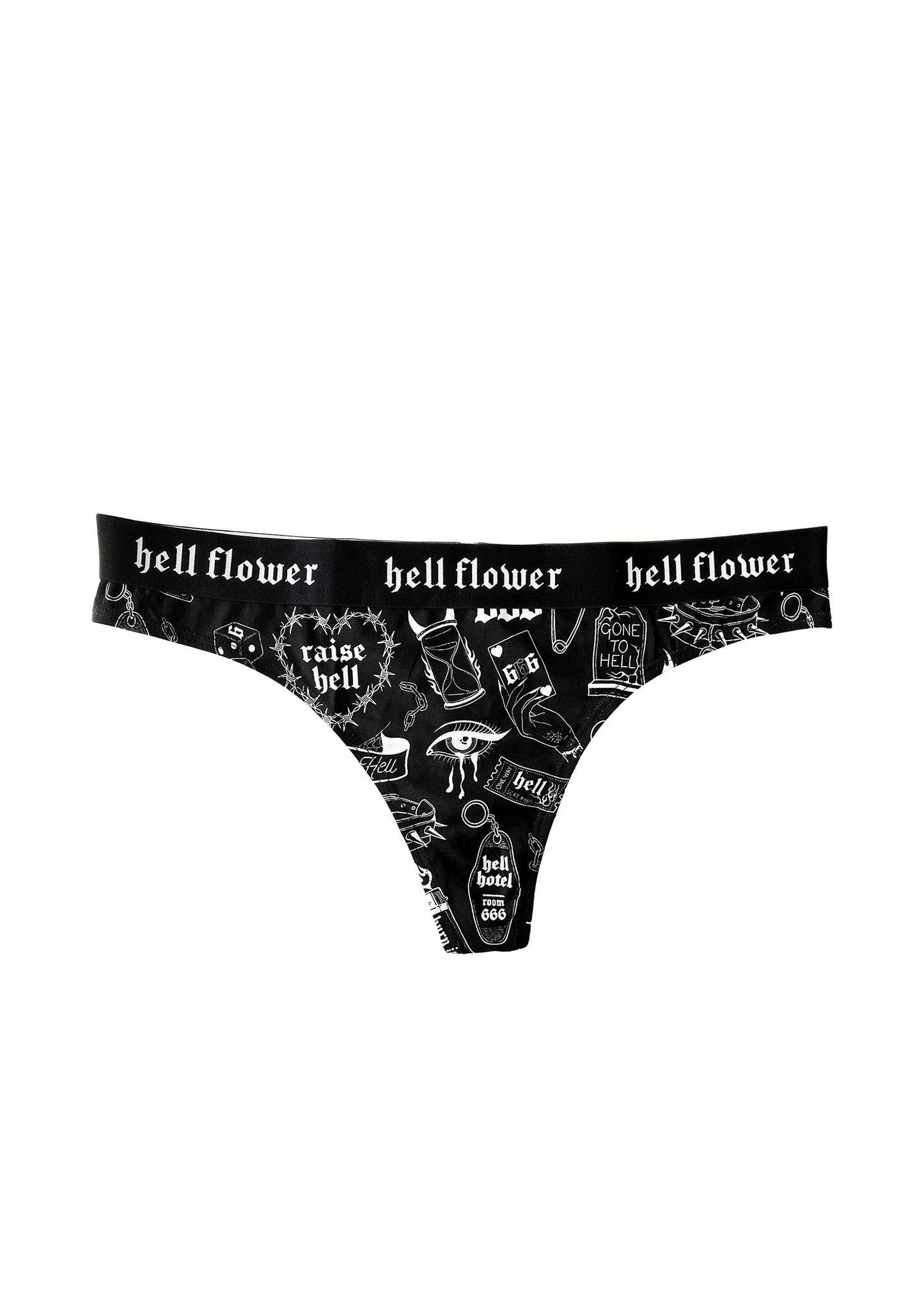 Flash tattoo thong