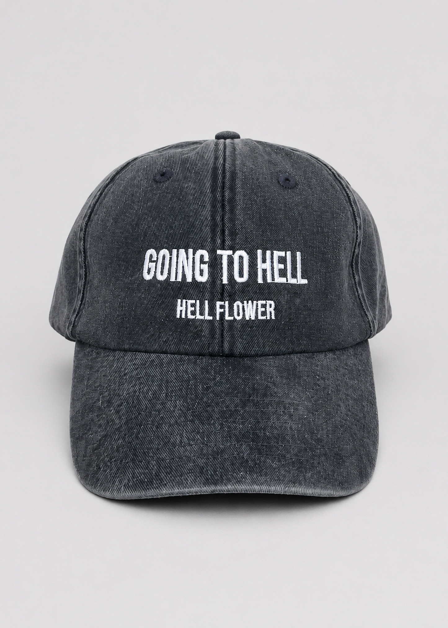 Going to hell  Vintage Cap (white embroidery)
