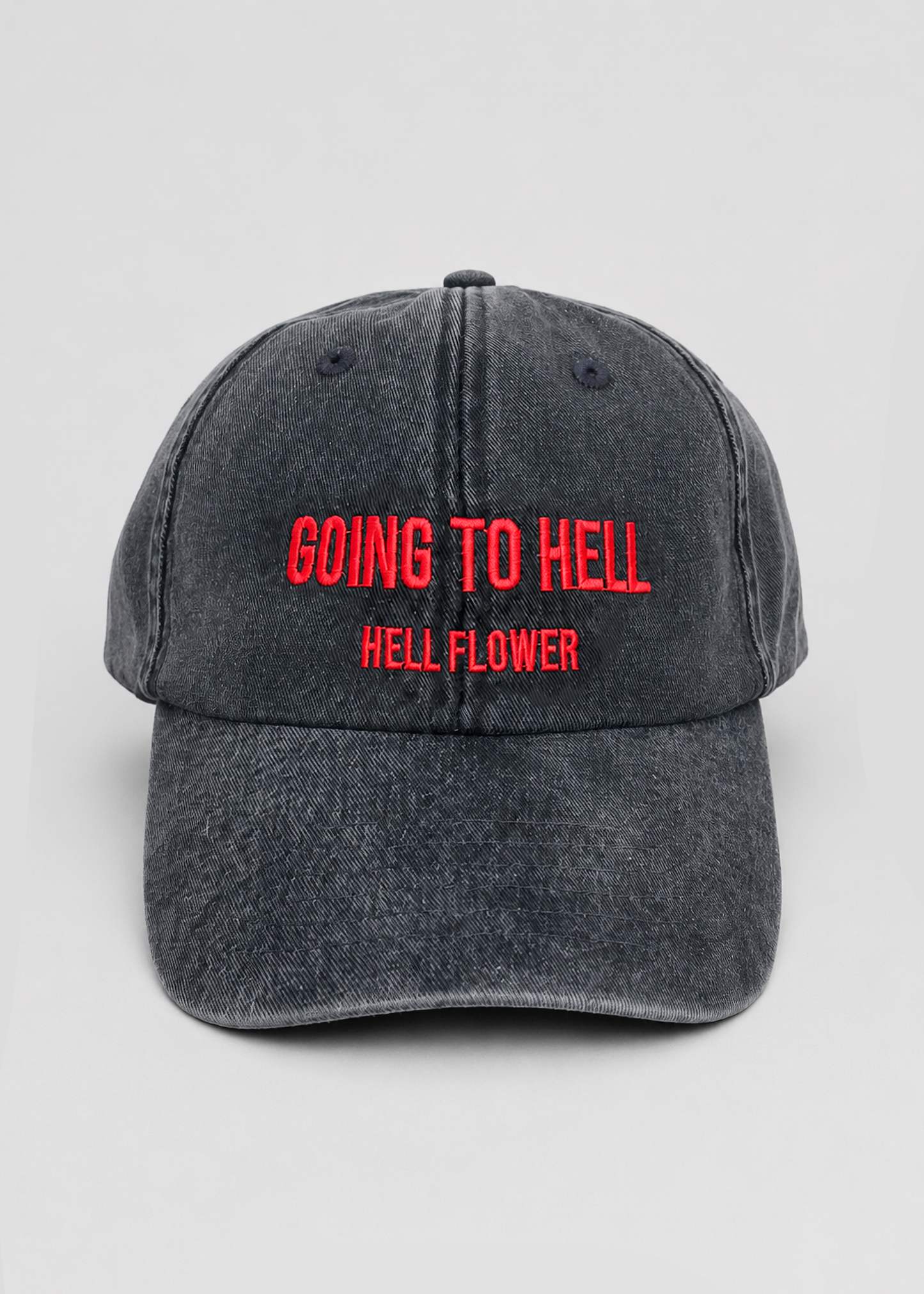 Going to hell Vintage Cap (red embroidery)