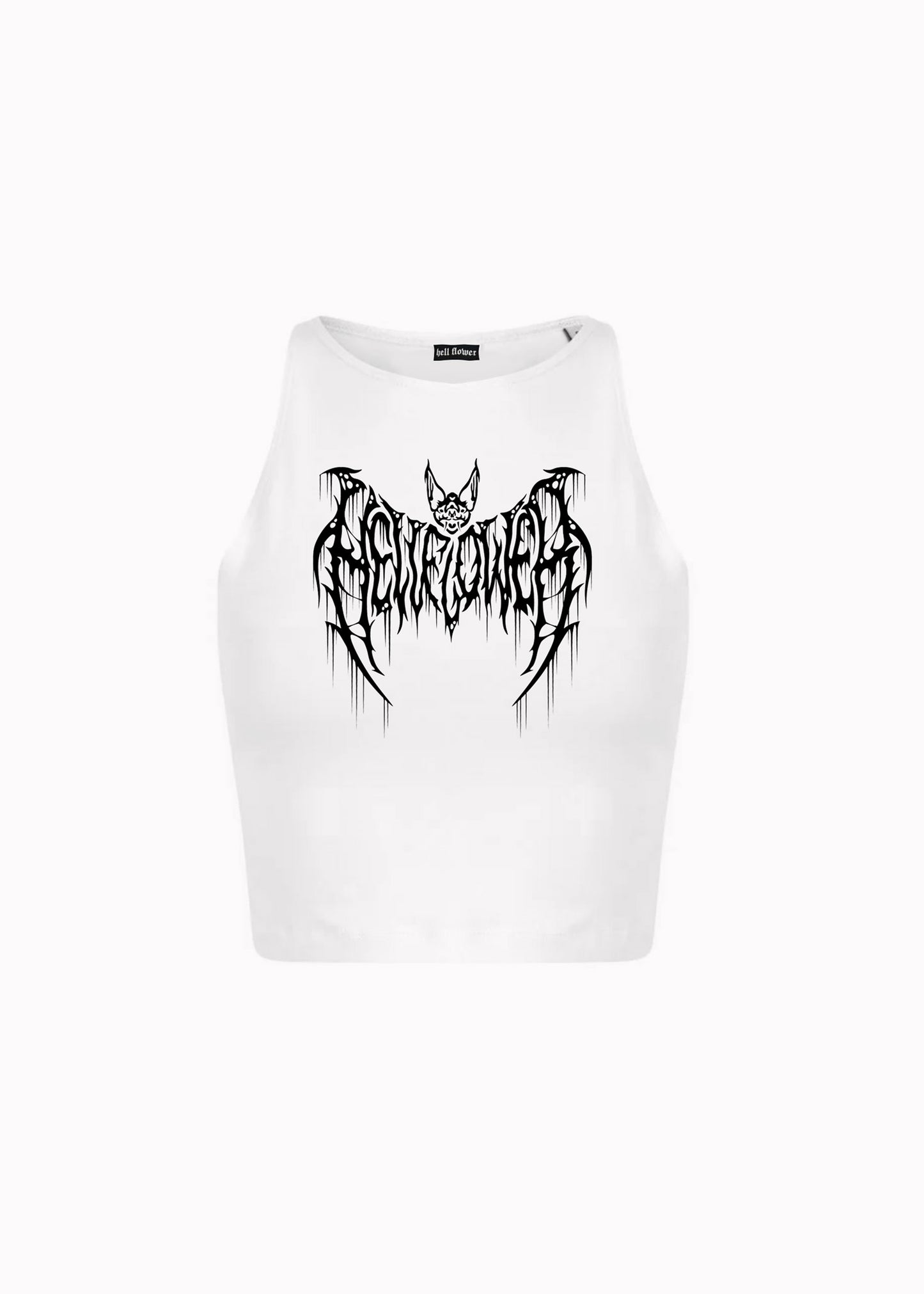 'BLOODSUCKER' BAT CROP (WHITE)