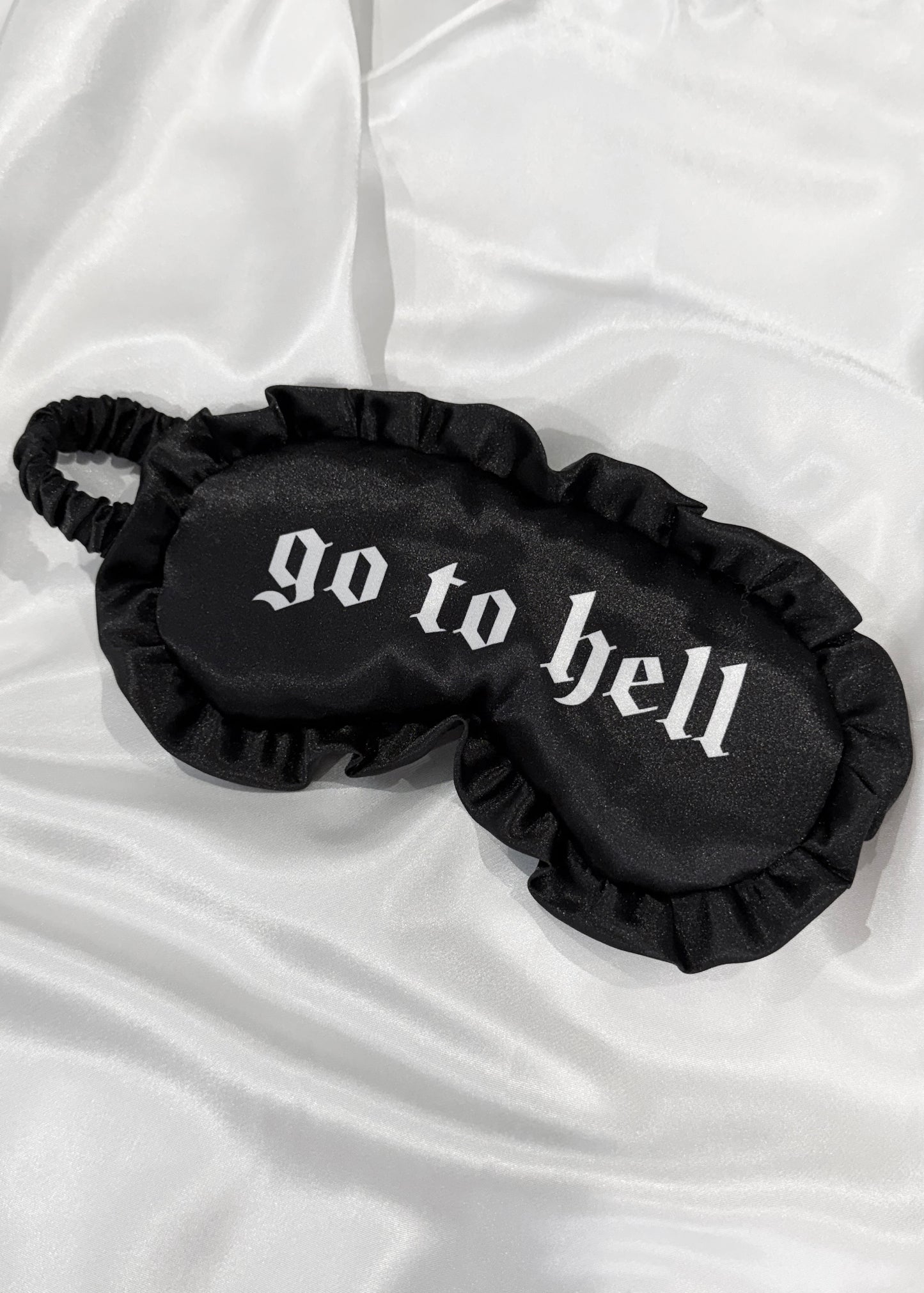 go to hell sleep mask