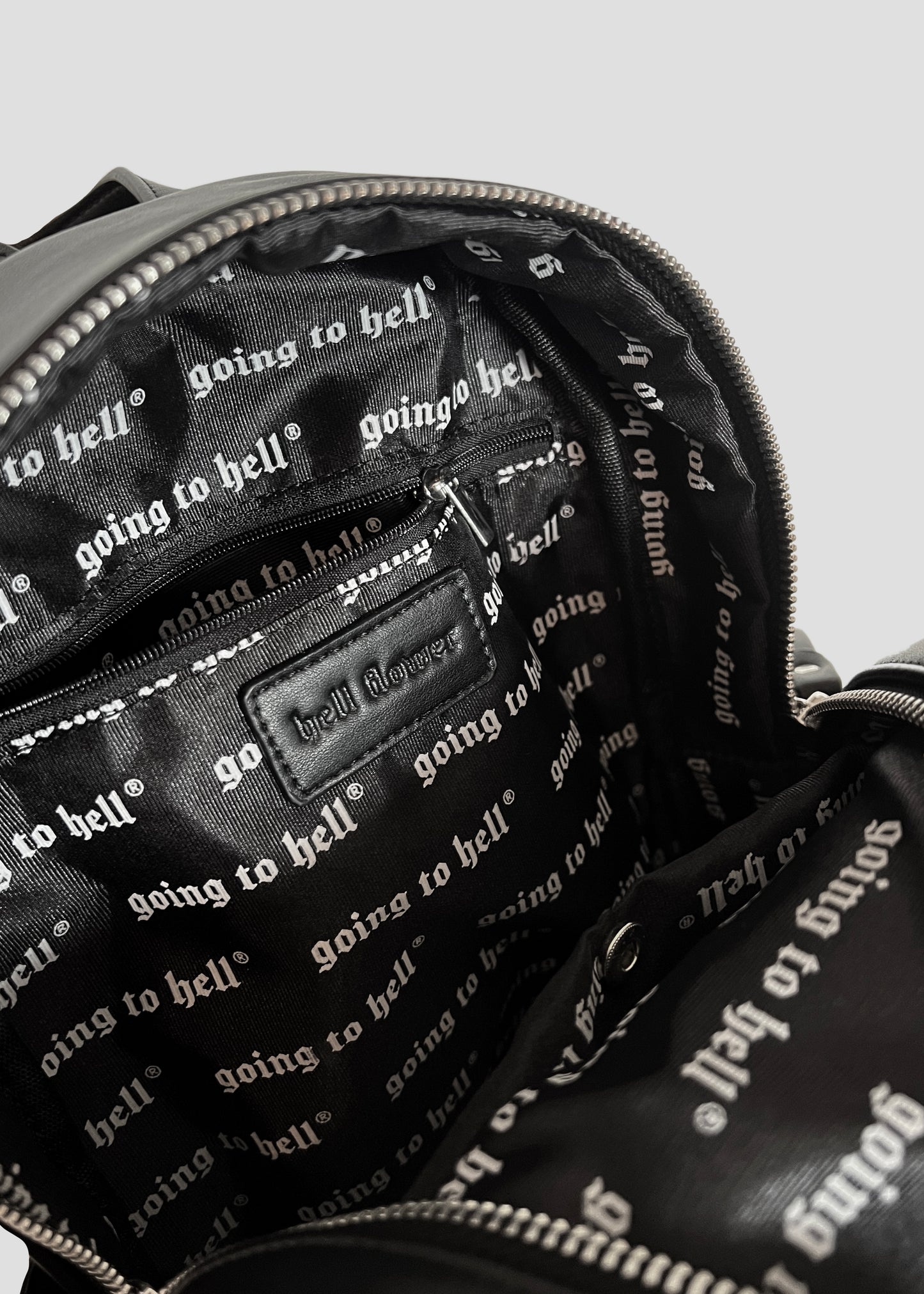 'hell flower backpack'