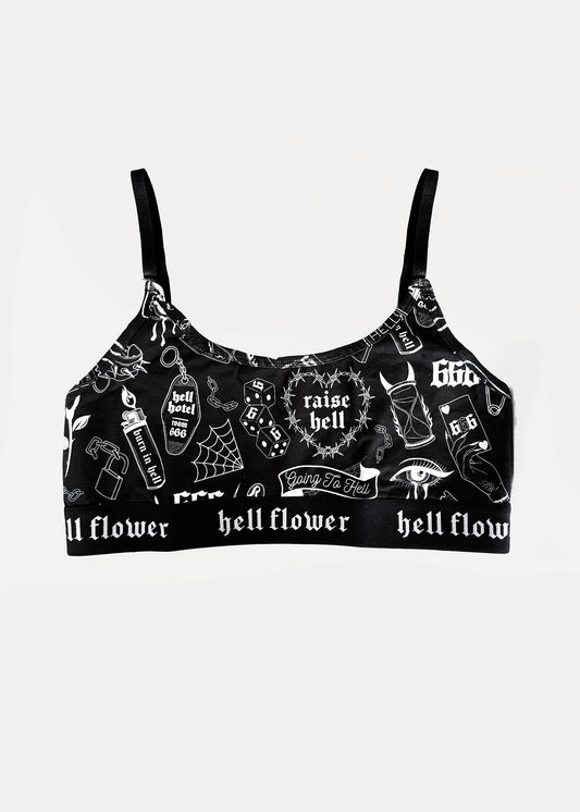 Flash tattoo Bralette Crop
