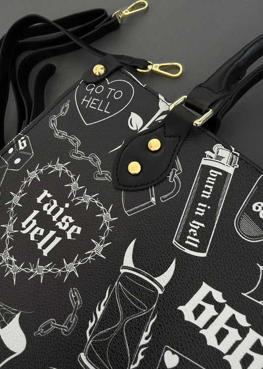 Tattoo Bag Sample (Gold Hardware)