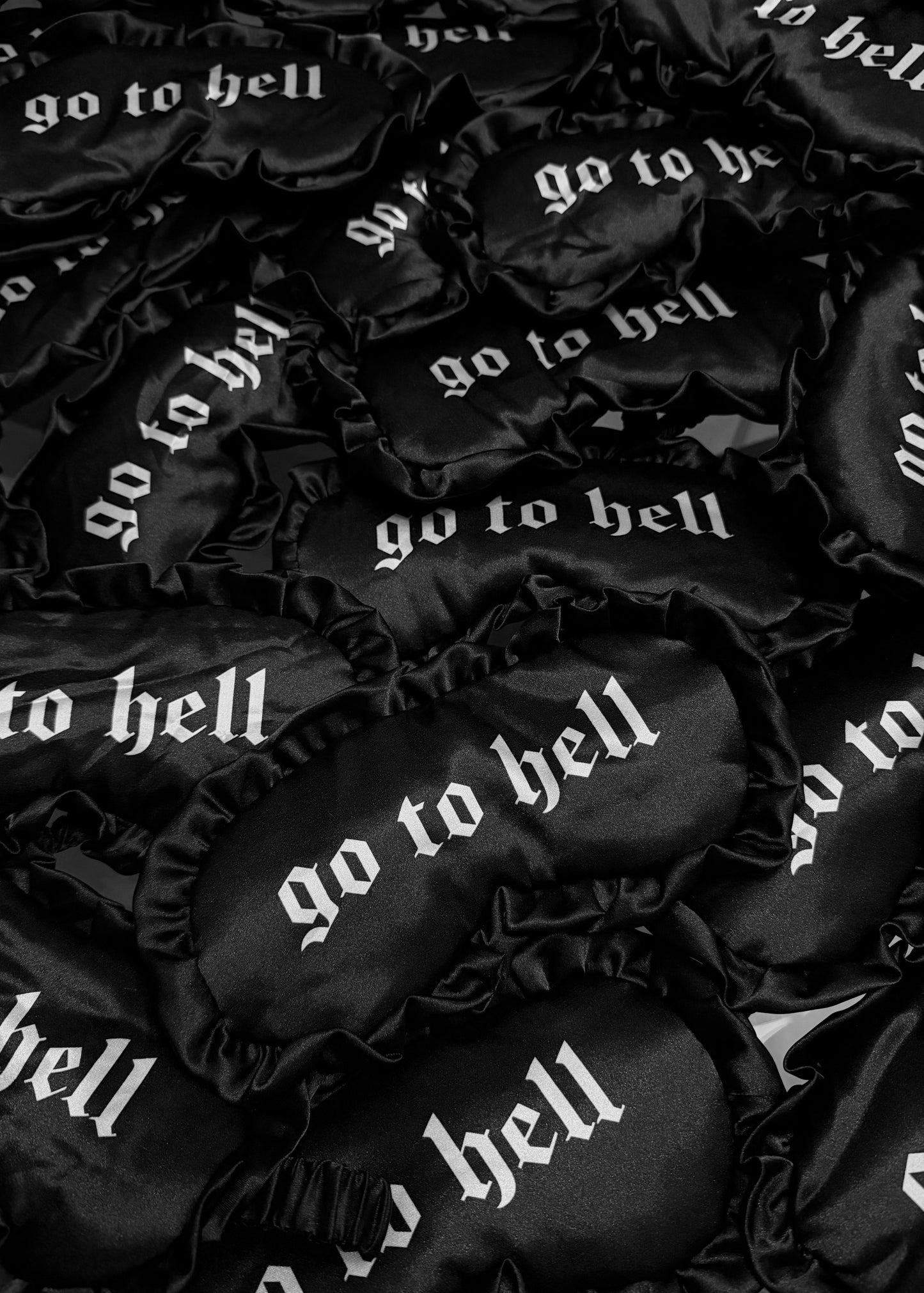 go to hell sleep mask