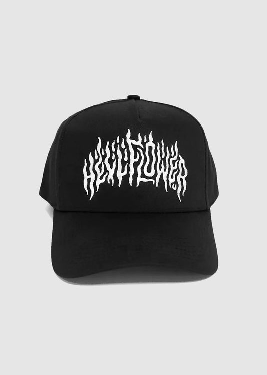 Flame logo cap