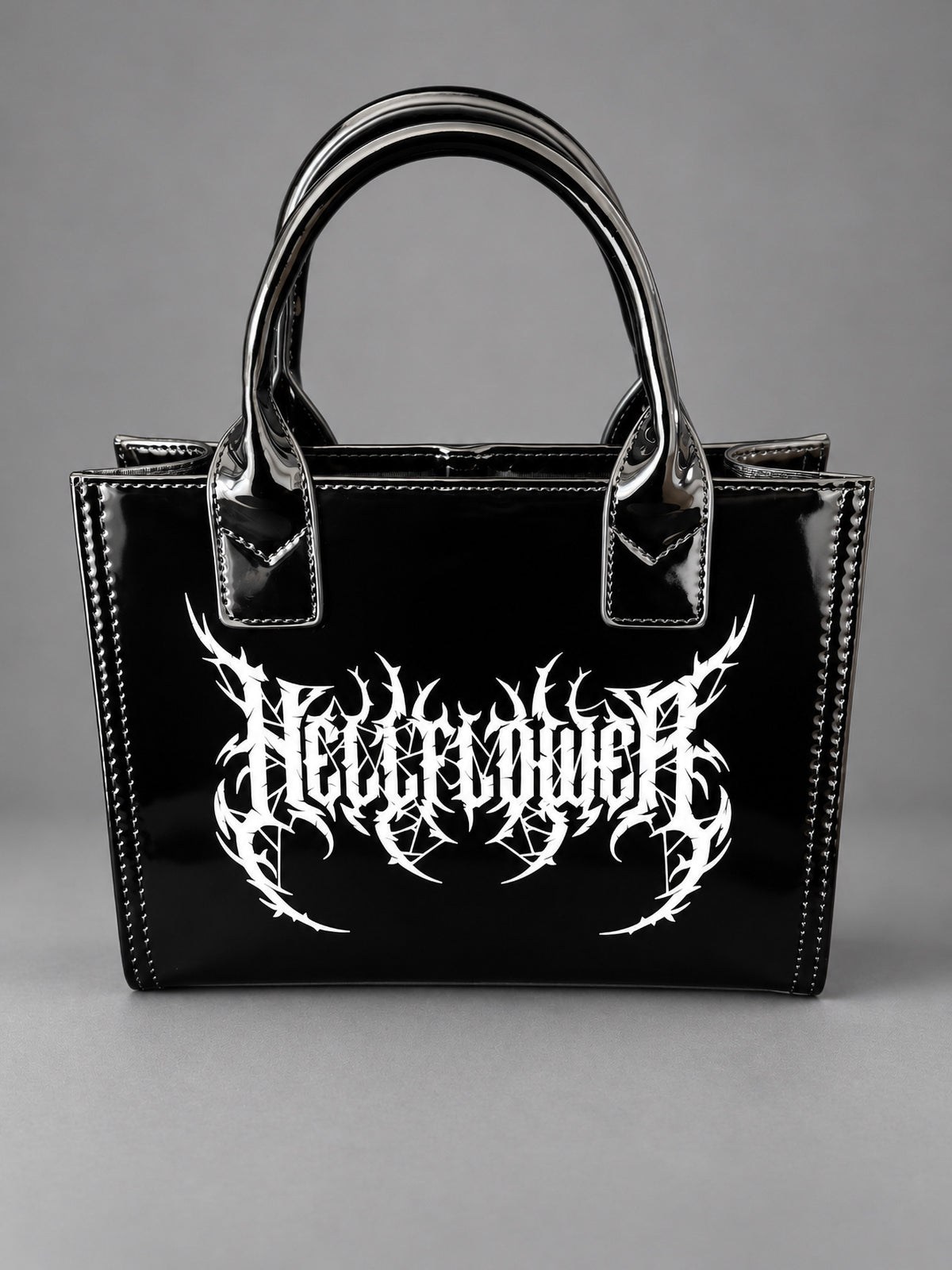 Guttural Patent Tote Bag Medium