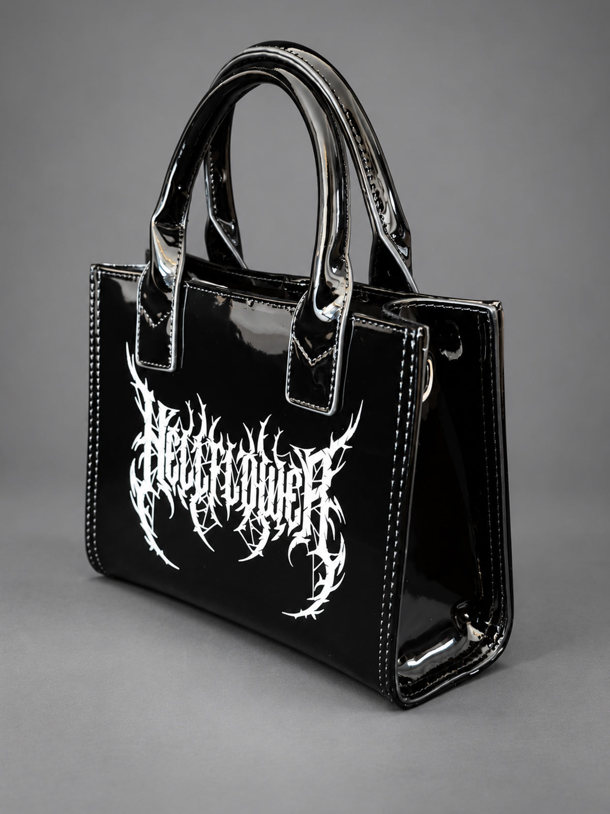 Guttural Patent Tote Bag Medium