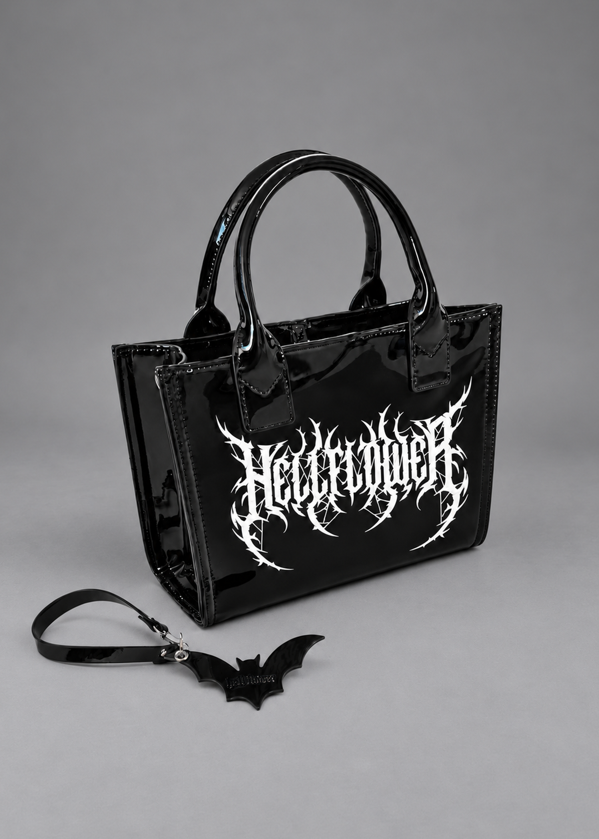 Guttural Patent Tote Bag Medium