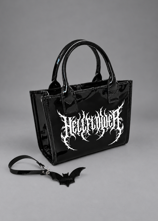 Guttural Patent Tote Bag Medium