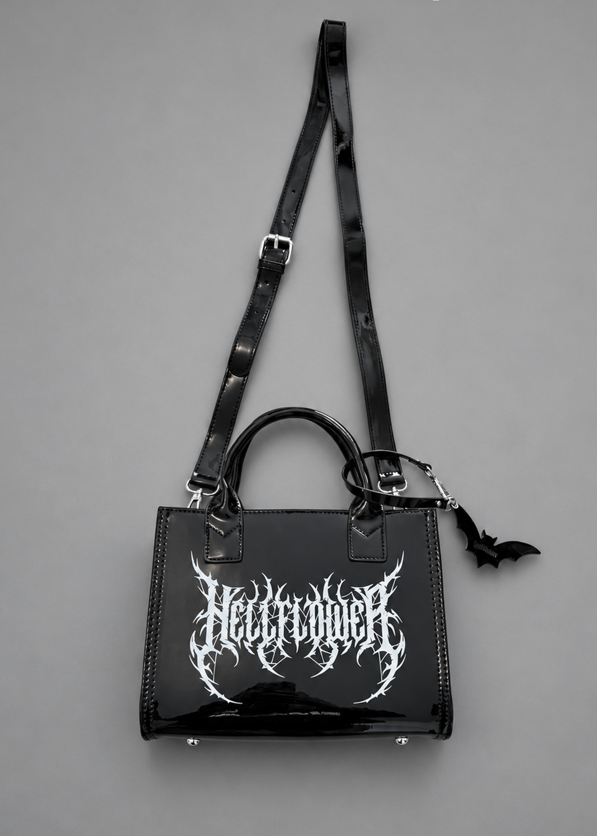Guttural Patent Tote Bag Medium