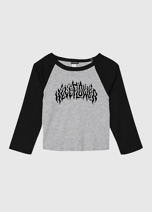 'hell flower' Baseball Tee