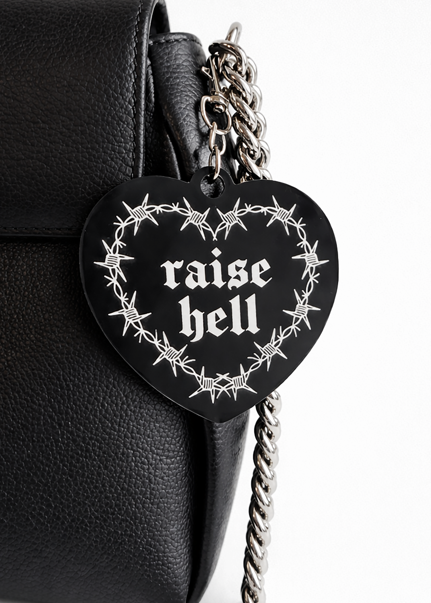 Raise Hell Heart Charm
