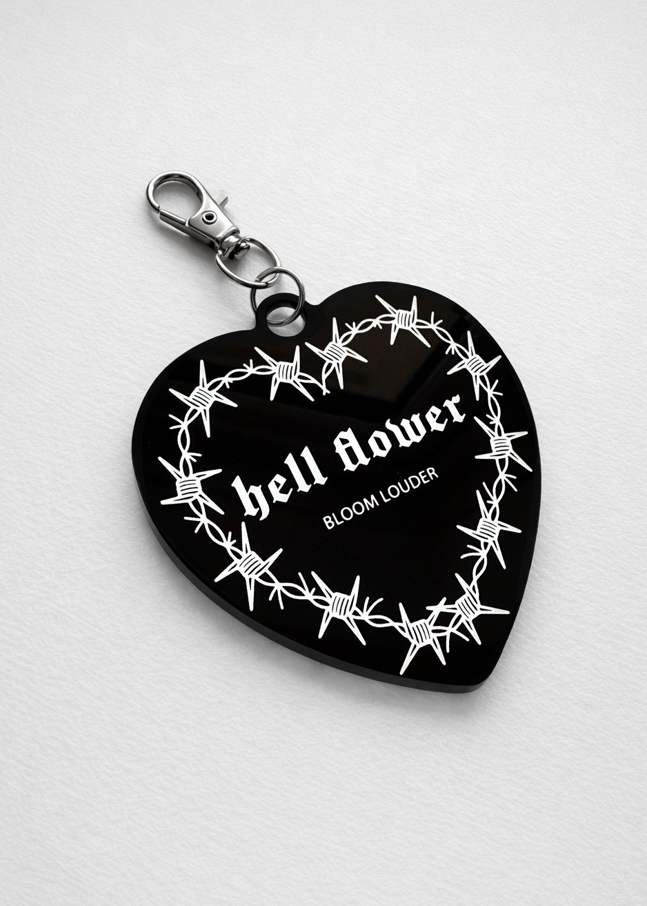 Raise Hell Heart Charm